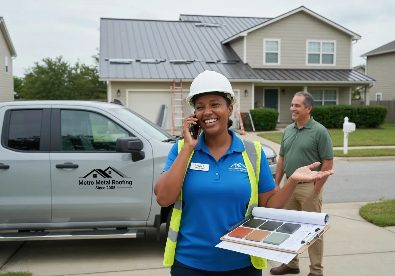 Metal Roof Repair in Wardville, OK